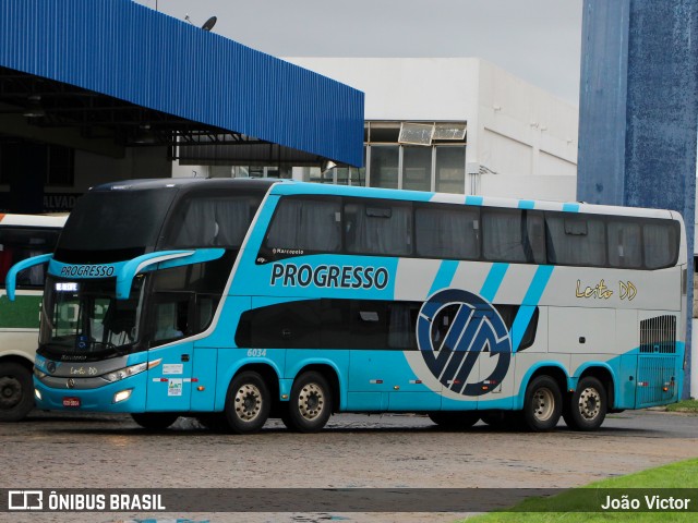 Auto Viação Progresso 6034 na cidade de Petrolina, Pernambuco, Brasil, por João Victor. Número da foto: #9677369.