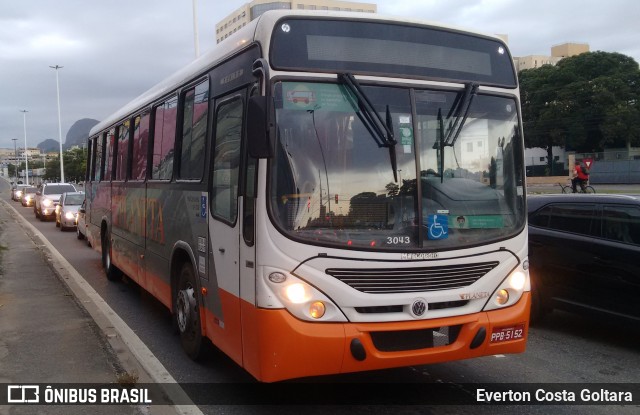 Planeta Transportes Rodoviários 3043 na cidade de Cariacica, Espírito Santo, Brasil, por Everton Costa Goltara. Número da foto: #9676647.