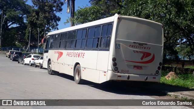 Viação Presidente 8510 na cidade de São João del Rei, Minas Gerais, Brasil, por Carlos Eduardo Santos. Número da foto: #9676441.