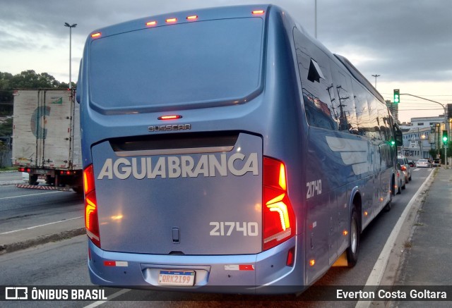 Viação Águia Branca 21740 na cidade de Cariacica, Espírito Santo, Brasil, por Everton Costa Goltara. Número da foto: #9676642.