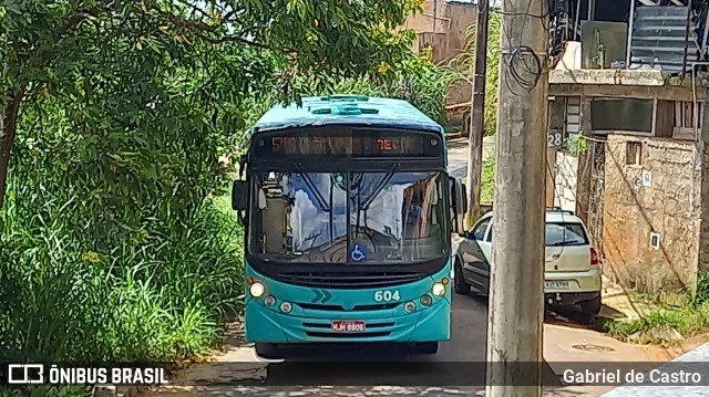 TUSMIL - Transporte Urbano São Miguel 604 na cidade de Juiz de Fora, Minas Gerais, Brasil, por Gabriel de Castro. Número da foto: #9676005.