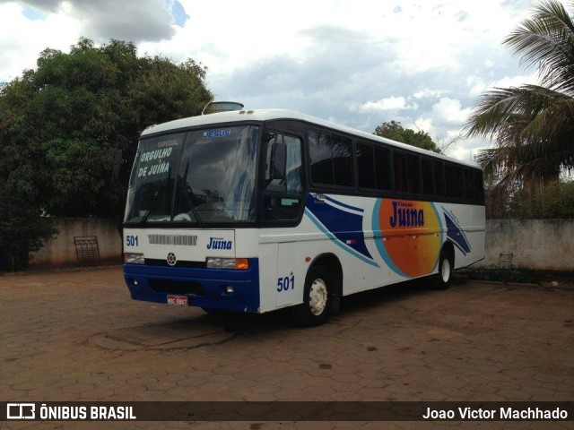 Viação Juína 501 na cidade de Juína, Mato Grosso, Brasil, por Joao Victor Machhado. Número da foto: #9676835.