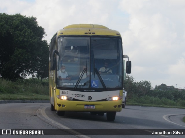 Viação Itapemirim 8547 na cidade de Jaboatão dos Guararapes, Pernambuco, Brasil, por Jonathan Silva. ID da foto: 9675372.