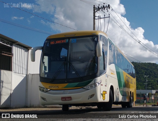 Empresa Gontijo de Transportes 18565 na cidade de Juiz de Fora, Minas Gerais, Brasil, por Luiz Carlos Photobus. ID da foto: 9675761.