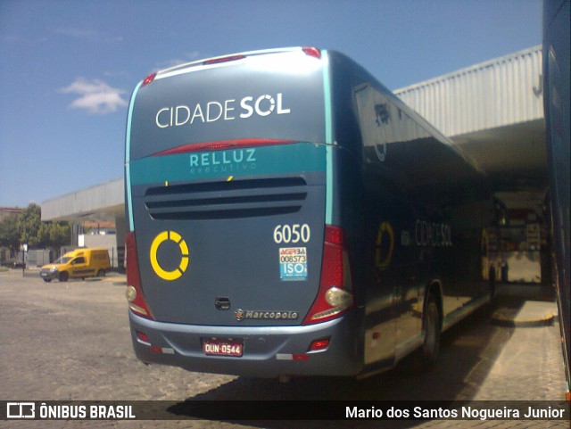 Viação Cidade Sol 6050 na cidade de Jequié, Bahia, Brasil, por Mario dos Santos Nogueira Junior. Número da foto: #9679663.