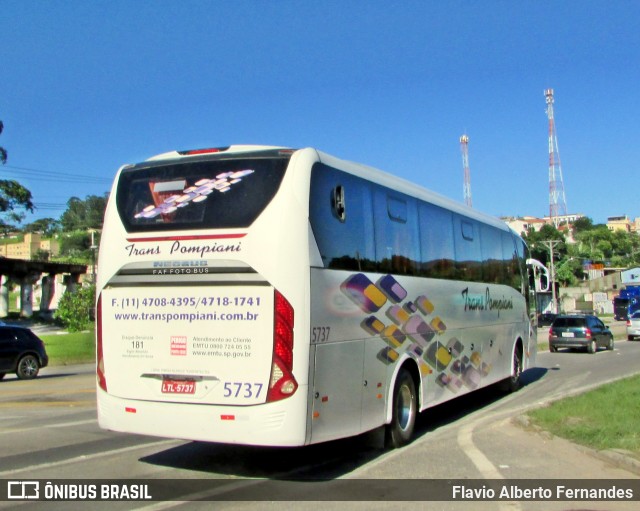 Trans Pompiani 5737 na cidade de Mairinque, São Paulo, Brasil, por Flavio Alberto Fernandes. ID da foto: 9678839.