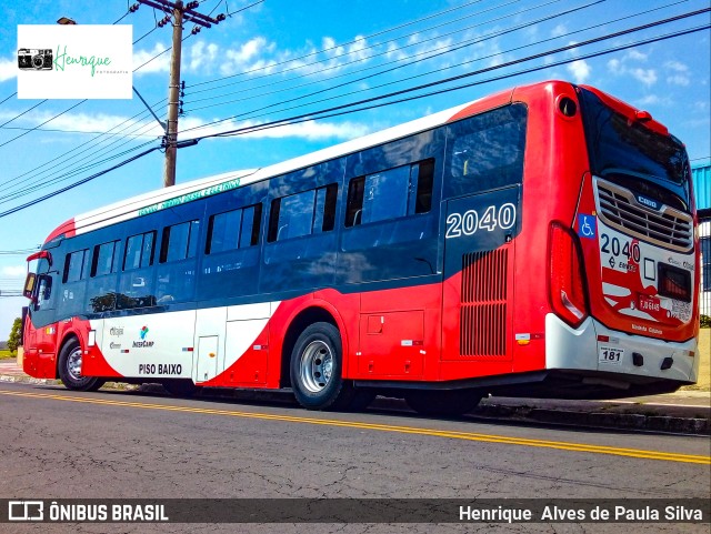 Itajaí Transportes Coletivos 2040 na cidade de Campinas, São Paulo, Brasil, por Henrique Alves de Paula Silva. Número da foto: #9679808.