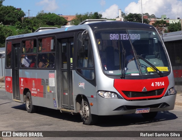 Pêssego Transportes 4 7614 na cidade de São Paulo, São Paulo, Brasil, por Rafael Santos Silva. ID da foto: 9678129.