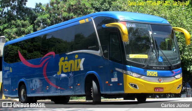 Rápido Expresso Fênix Viação 35025 na cidade de São Paulo, São Paulo, Brasil, por Carlos Júnior. Número da foto: #9679945.