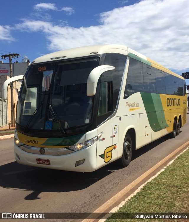 Empresa Gontijo de Transportes 18680 na cidade de Anápolis, Goiás, Brasil, por Sullyvan Martins Ribeiro. Número da foto: #9681414.