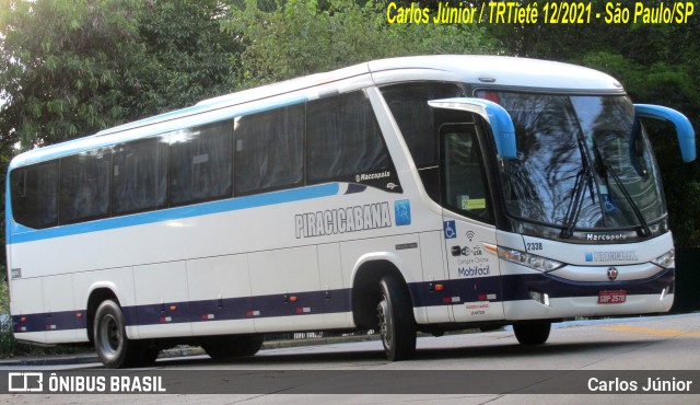 Viação Piracicabana 2338 na cidade de São Paulo, São Paulo, Brasil, por Carlos Júnior. Número da foto: #9679979.