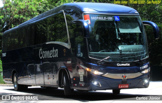 Viação Cometa 719607 na cidade de São Paulo, São Paulo, Brasil, por Carlos Júnior. ID da foto: 9680802.