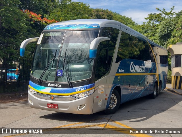 Viação Cometa 13112 na cidade de São Paulo, São Paulo, Brasil, por Espedito de Brito Gomes. ID da foto: 9681137.