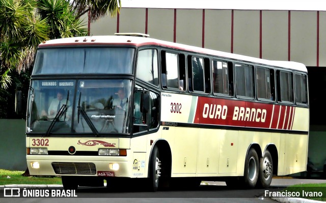 Viação Ouro Branco 3302 na cidade de Ourinhos, São Paulo, Brasil, por Francisco Ivano. Número da foto: #9679169.