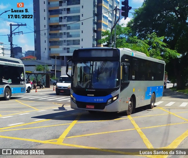 Transwolff Transportes e Turismo 6 6185 na cidade de São Paulo, São Paulo, Brasil, por Lucas Santos da Silva. Número da foto: #9679353.