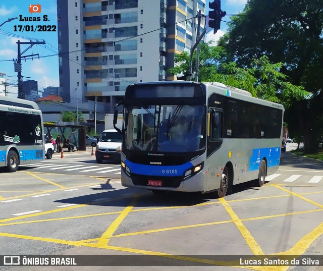 Transwolff Transportes e Turismo 6 6185 na cidade de São Paulo, São Paulo, Brasil, por Lucas Santos da Silva. ID da foto: 9679353.