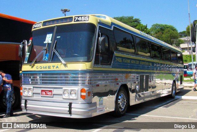 Viação Cometa 7455 na cidade de São Paulo, São Paulo, Brasil, por Diego Lip. Número da foto: #9681088.