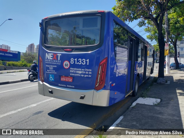 Next Mobilidade - ABC Sistema de Transporte 81.331 na cidade de Diadema, São Paulo, Brasil, por Pedro Henrique Alves Silva. ID da foto: 9678496.