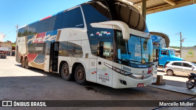 Arte Transportes e Turismo 16000 na cidade de Mato Verde, Minas Gerais, Brasil, por Marcello Muller. Número da foto: #9679637.