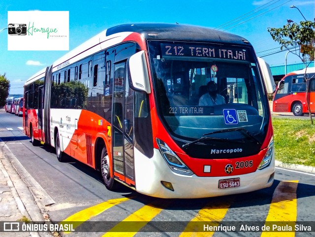 Itajaí Transportes Coletivos 2005 na cidade de Campinas, São Paulo, Brasil, por Henrique Alves de Paula Silva. ID da foto: 9679789.