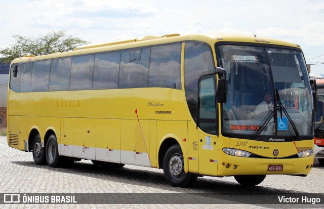 Viação Itapemirim 5707 na cidade de Caruaru, Pernambuco, Brasil, por Victor Hugo. Número da foto: #9681524.