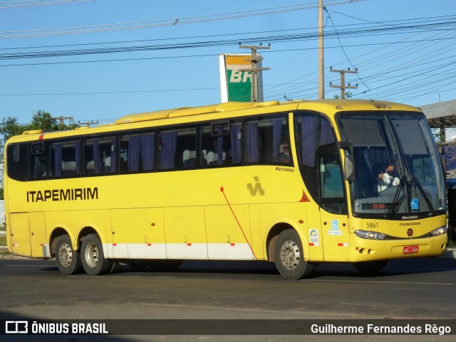 Viação Itapemirim 5861 na cidade de Teresina, Piauí, Brasil, por Guilherme Fernandes Rêgo. Número da foto: #9680864.