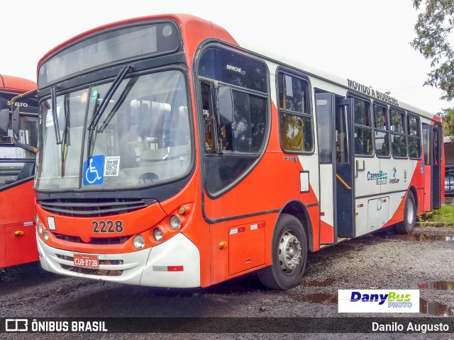 Expresso CampiBus 2228 na cidade de Campinas, São Paulo, Brasil, por Danilo Augusto. Número da foto: #9678889.