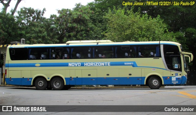 Viação Novo Horizonte 1026611 na cidade de São Paulo, São Paulo, Brasil, por Carlos Júnior. ID da foto: 9679280.