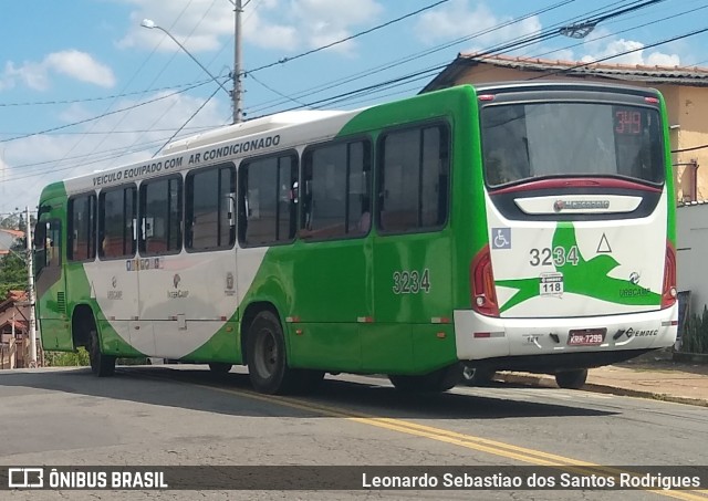VB Transportes e Turismo 3234 na cidade de Campinas, São Paulo, Brasil, por Leonardo Sebastiao dos Santos Rodrigues. Número da foto: #9678829.