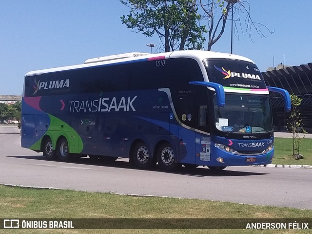 Trans Isaak Turismo 1510 na cidade de Florianópolis, Santa Catarina, Brasil, por ANDERSON FÉLIX. Número da foto: #9679320.