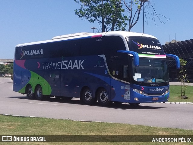 Trans Isaak Turismo 1510 na cidade de Florianópolis, Santa Catarina, Brasil, por ANDERSON FÉLIX. ID da foto: 9679320.