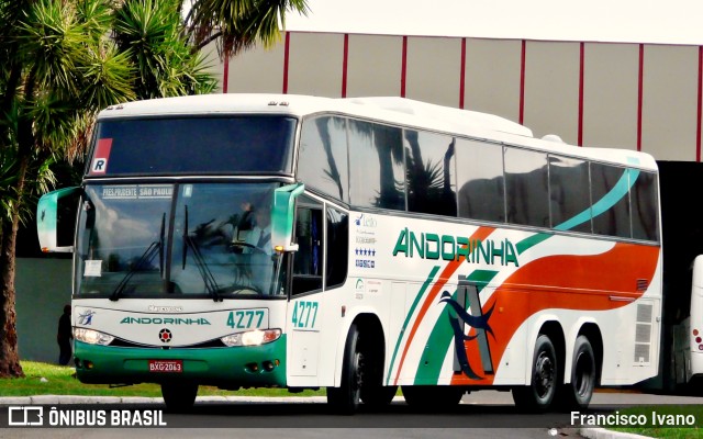 Empresa de Transportes Andorinha 4277 na cidade de Ourinhos, São Paulo, Brasil, por Francisco Ivano. Número da foto: #9679296.