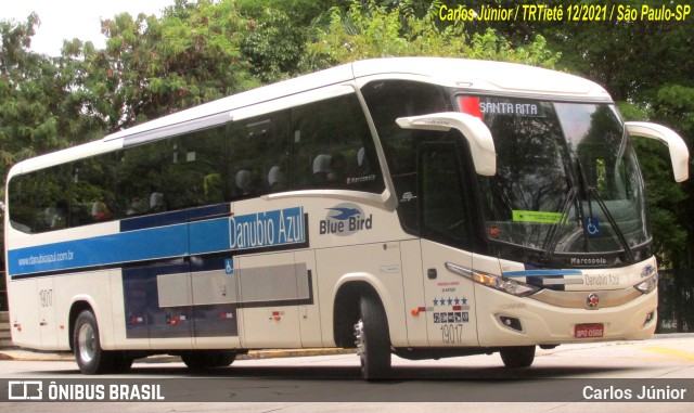 VIDA - Viação Danúbio Azul 19017 na cidade de São Paulo, São Paulo, Brasil, por Carlos Júnior. ID da foto: 9679432.