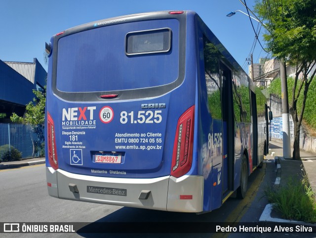 Next Mobilidade - ABC Sistema de Transporte 81.525 na cidade de Diadema, São Paulo, Brasil, por Pedro Henrique Alves Silva. ID da foto: 9678499.