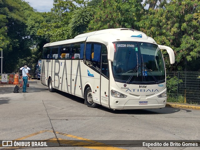 Viação Atibaia São Paulo 1220 na cidade de São Paulo, São Paulo, Brasil, por Espedito de Brito Gomes. ID da foto: 9681149.