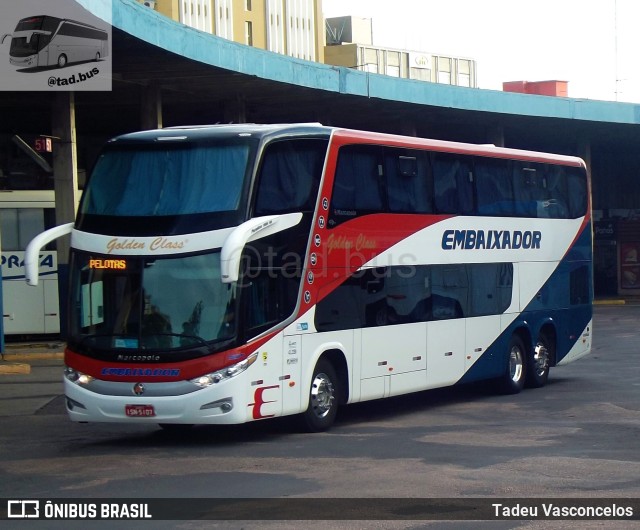 Expresso Embaixador 504 na cidade de Porto Alegre, Rio Grande do Sul, Brasil, por Tadeu Vasconcelos. ID da foto: 9678544.