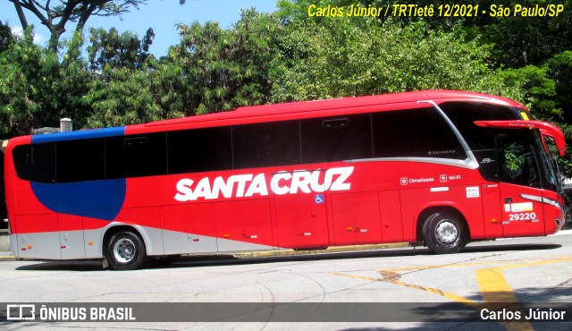 Viação Santa Cruz 29220 na cidade de São Paulo, São Paulo, Brasil, por Carlos Júnior. Número da foto: #9679960.