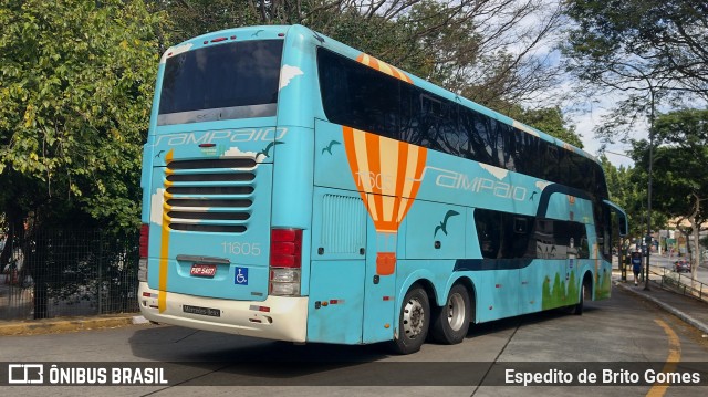 Viação Sampaio 11605 na cidade de São Paulo, São Paulo, Brasil, por Espedito de Brito Gomes. ID da foto: 9678542.