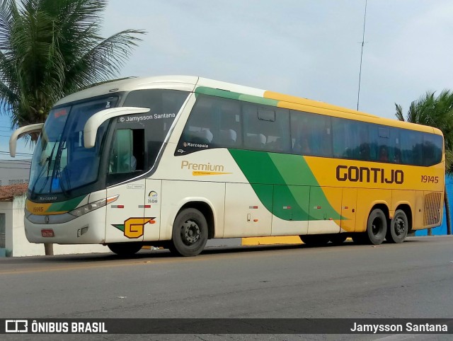 Empresa Gontijo de Transportes 19145 na cidade de São Miguel dos Campos, Alagoas, Brasil, por Jamysson Santana. ID da foto: 9680314.