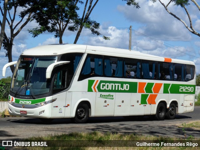 Empresa Gontijo de Transportes 21290 na cidade de Teresina, Piauí, Brasil, por Guilherme Fernandes Rêgo. ID da foto: 9680676.