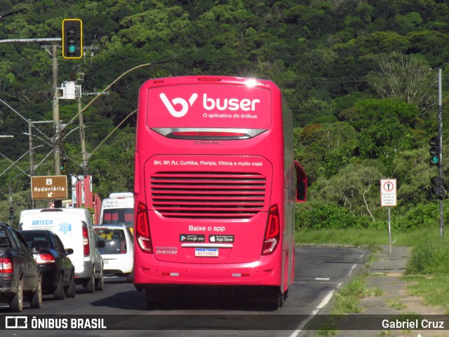 Buser Brasil Tecnologia 6H62 na cidade de Juiz de Fora, Minas Gerais, Brasil, por Gabriel Cruz. ID da foto: 9681609.