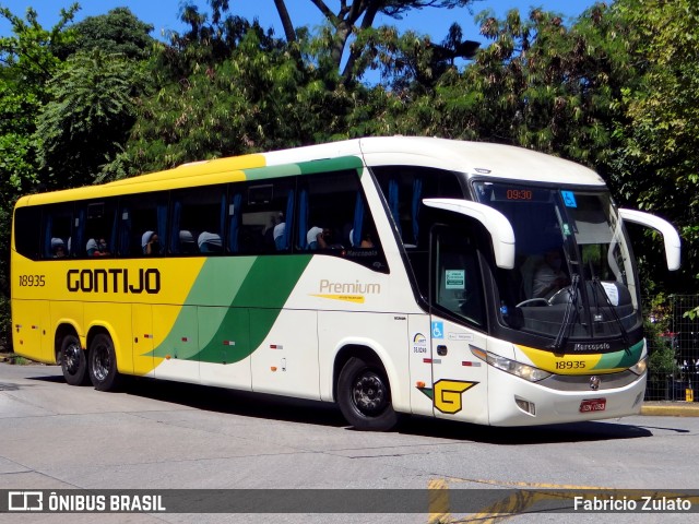 Empresa Gontijo de Transportes 18935 na cidade de São Paulo, São Paulo, Brasil, por Fabricio Zulato. ID da foto: 9679724.