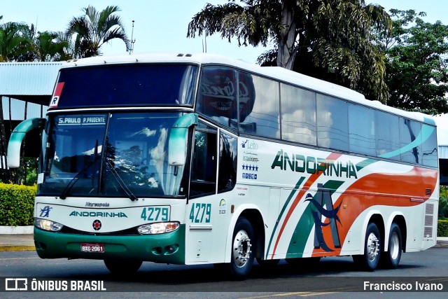 Empresa de Transportes Andorinha 4279 na cidade de Assis, São Paulo, Brasil, por Francisco Ivano. ID da foto: 9679939.