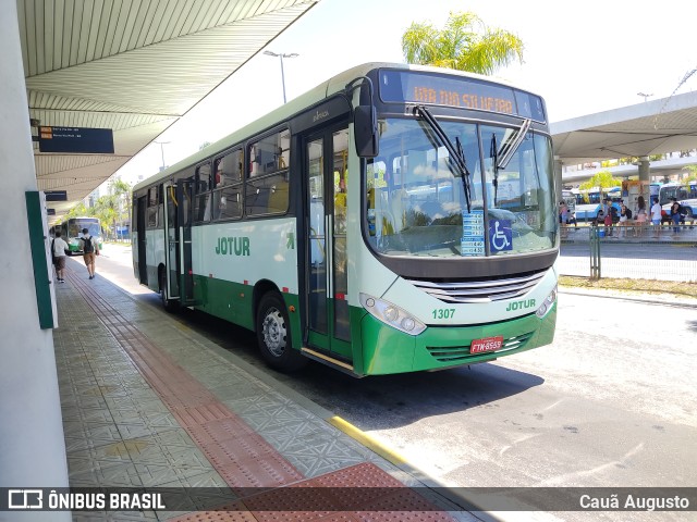 Jotur - Auto Ônibus e Turismo Josefense 1307 na cidade de Florianópolis, Santa Catarina, Brasil, por Cauã Augusto. Número da foto: #9679190.