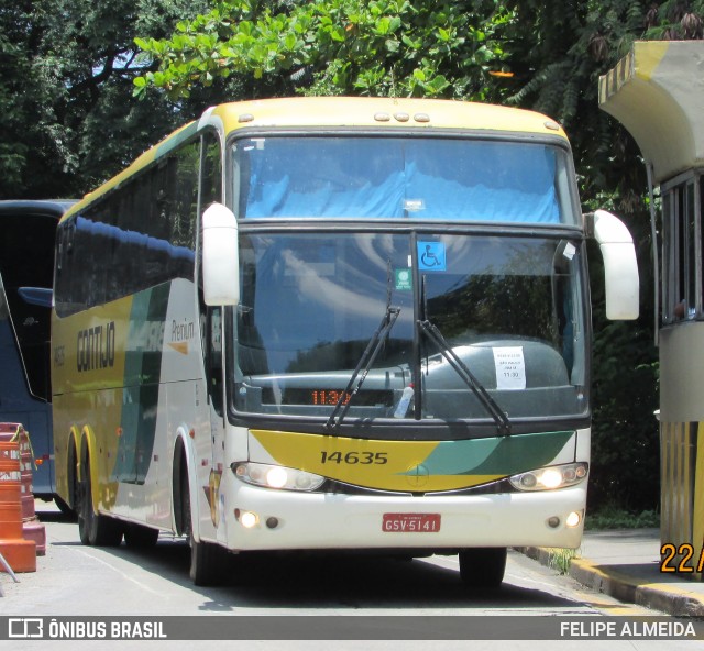 Empresa Gontijo de Transportes 14635 na cidade de São Paulo, São Paulo, Brasil, por FELIPE ALMEIDA. ID da foto: 9682895.