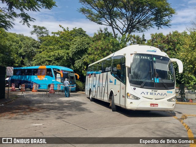 Viação Atibaia São Paulo 1314 na cidade de São Paulo, São Paulo, Brasil, por Espedito de Brito Gomes. ID da foto: 9684921.