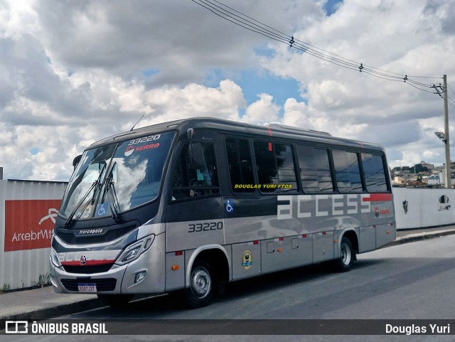 Viação Serro 33220 na cidade de Contagem, Minas Gerais, Brasil, por Douglas Yuri. Número da foto: #9682630.
