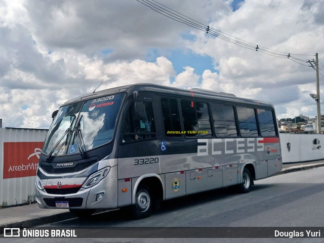 Viação Serro 33220 na cidade de Contagem, Minas Gerais, Brasil, por Douglas Yuri. ID da foto: 9682630.