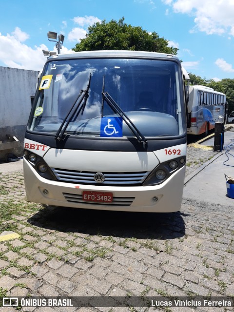 BBTT - Benfica Barueri Transporte e Turismo 1692 na cidade de Sorocaba, São Paulo, Brasil, por Lucas Vinicius Ferreira. ID da foto: 9682347.