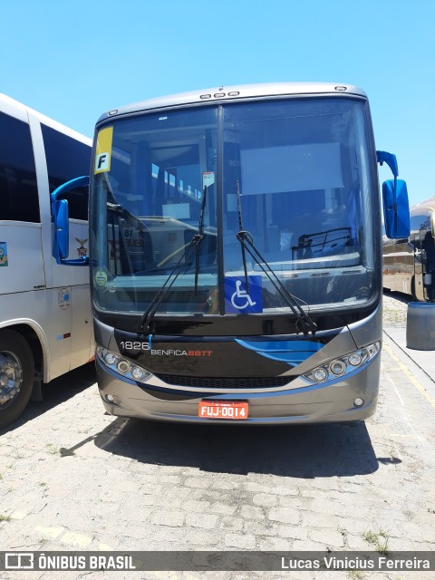 BBTT - Benfica Barueri Transporte e Turismo 1826 na cidade de Sorocaba, São Paulo, Brasil, por Lucas Vinicius Ferreira. ID da foto: 9682368.